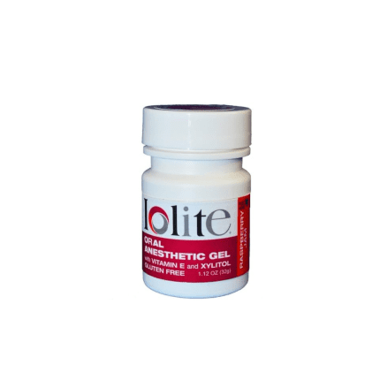 Iolite oral anesthetic gel